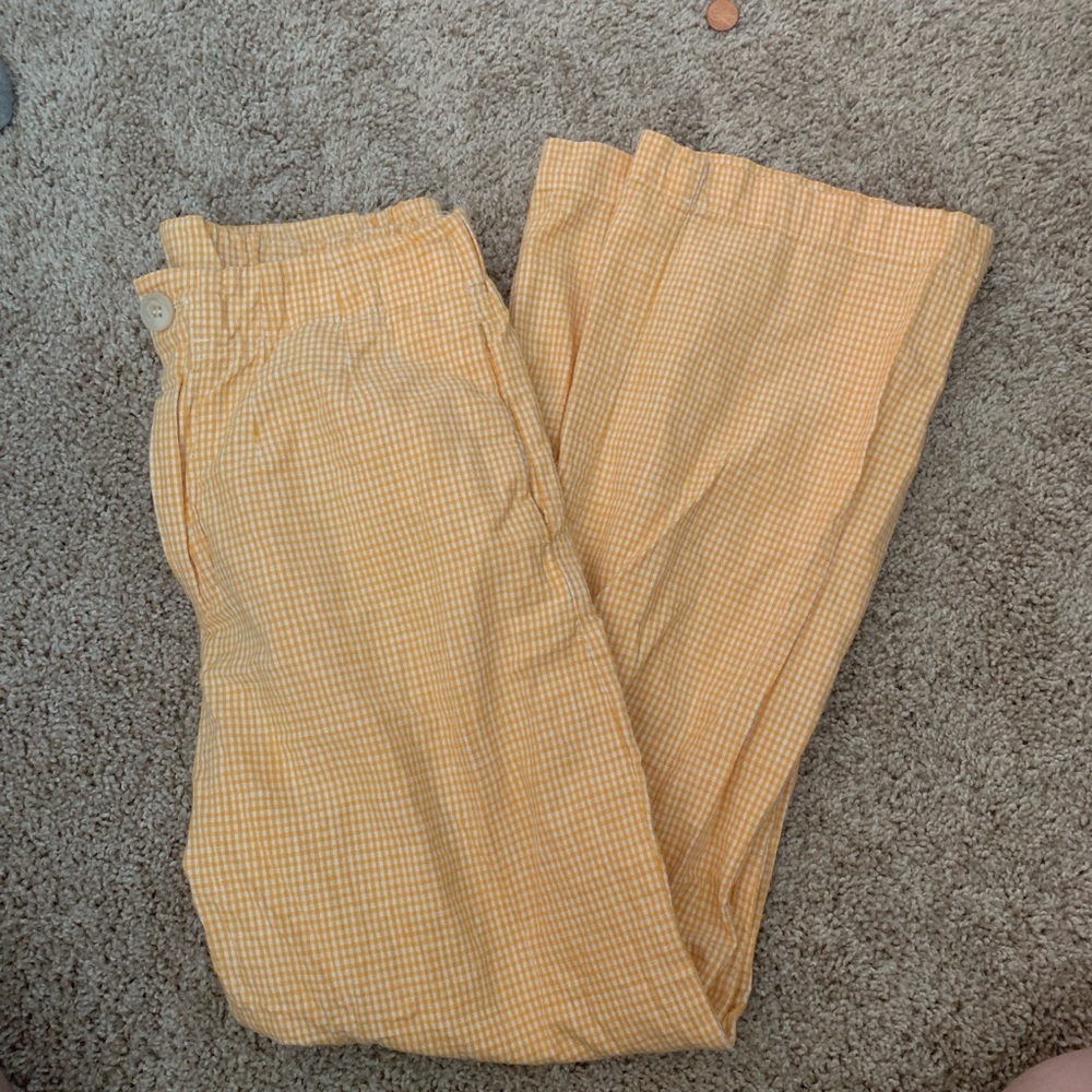 Free People Gingham Pants